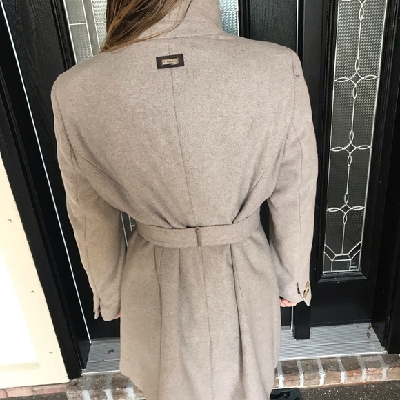 ** PRICE DROP** Calvin Klein Wool belted wrap coat - Picture 4 of 8